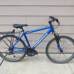 Diamondback 26" 21-Speed Mountain/Road Bike Hybrid - Front Suspension Shocks - Light 17" Frame - TUNED! - Comfort Seat - NEW Tubes - Rack (MSRP 380$)
