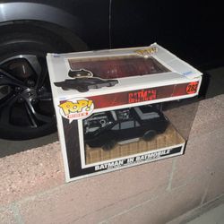 Funko Pop! Rides Batman in Batmobile #282 Dc the Batman Vinyl Figure