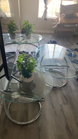 Coffee table and end tables
