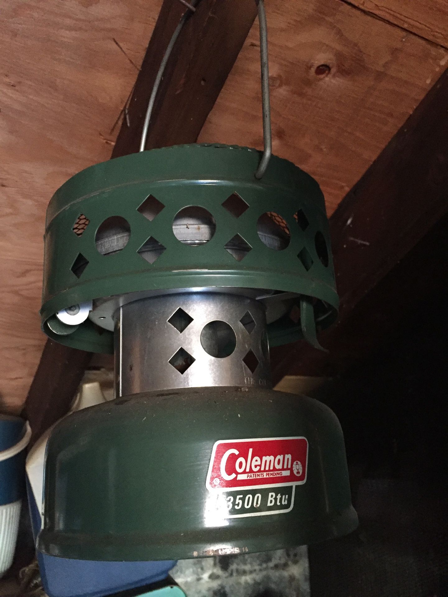 VINTAGE COLEMAN CAMPING HEATER