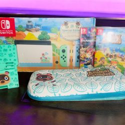 Beautiful Limited Edition Animal Crossing Nintendo Switch