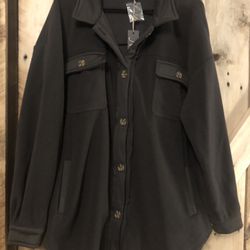 Women’s Natural Reflections Fleece Shirt Jacket XL