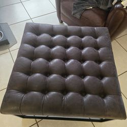 Gray Black Ottoman Table