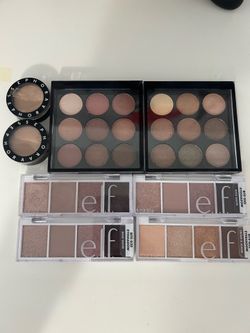 Variety of eye shadow pallets