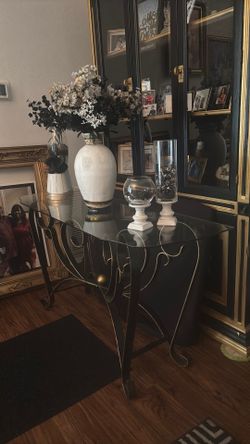 Entryway table, coffee table, one end table