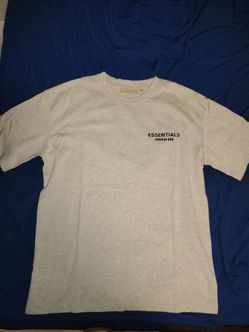 Fear of God Essentials Tee – Light Heather Grey (Size L)