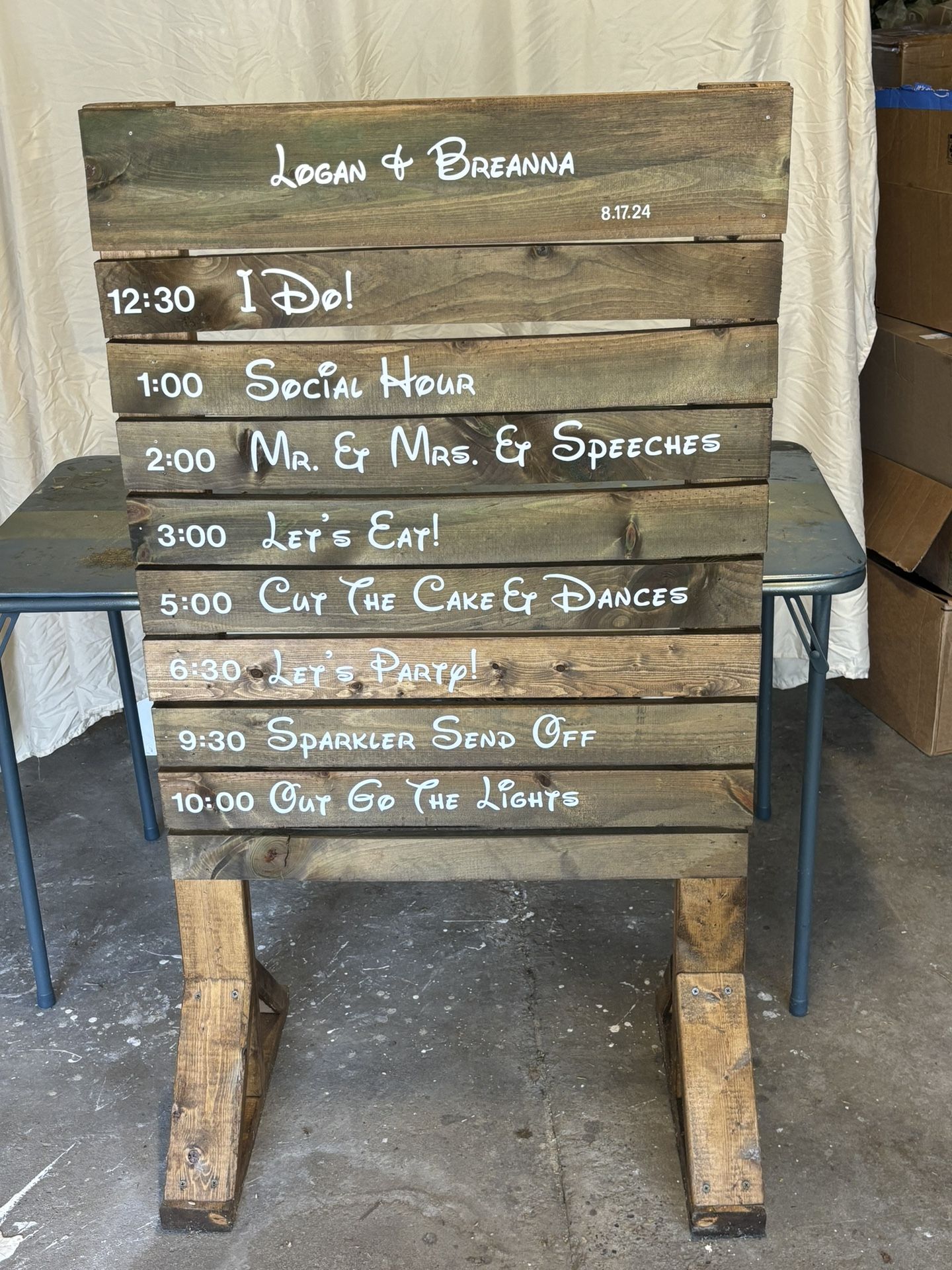 Schedule Sign