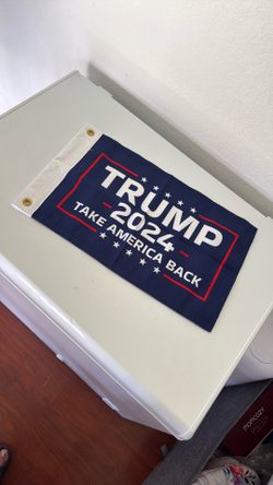 President Donald Trump 2024 Whip flag New 12x18