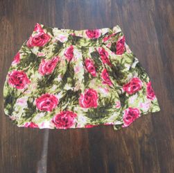 Floral Print Skirt