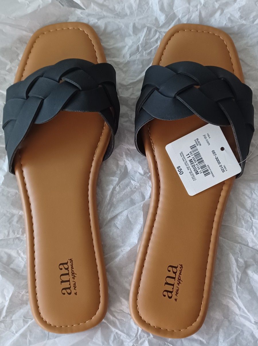 a.n.a Women's Flip Flops Suze 11M New