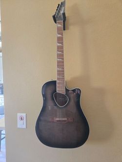 Ibanez ALT30 Acoustic Electric Guitar Transparent Black Sunburst