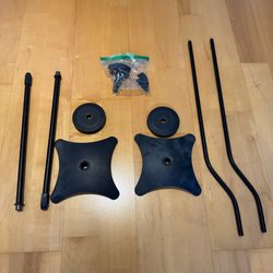 Pair of surround speaker stands