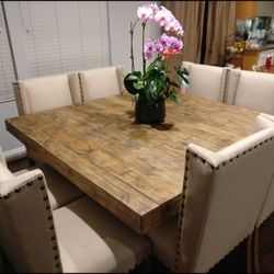 Jerome Furniture 4 Cream Dining Room Chairs (Table Not Includedl