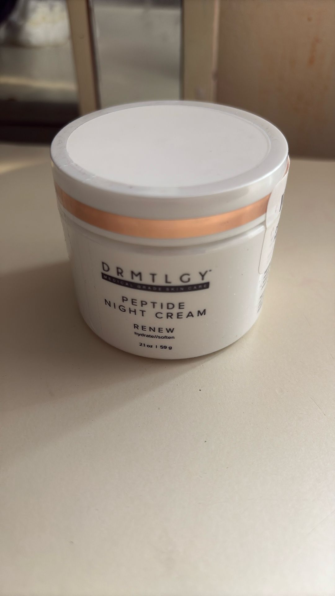 New and Sealed Drmtlgy Peptide Night Cream Renew 2. 1oz Quick Ship