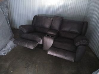 Brown recliner