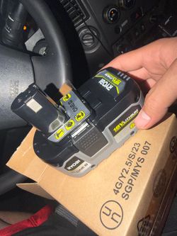 Ryobi ONE+ 18V Lithium High Performance 6Ah Battery NEW $60