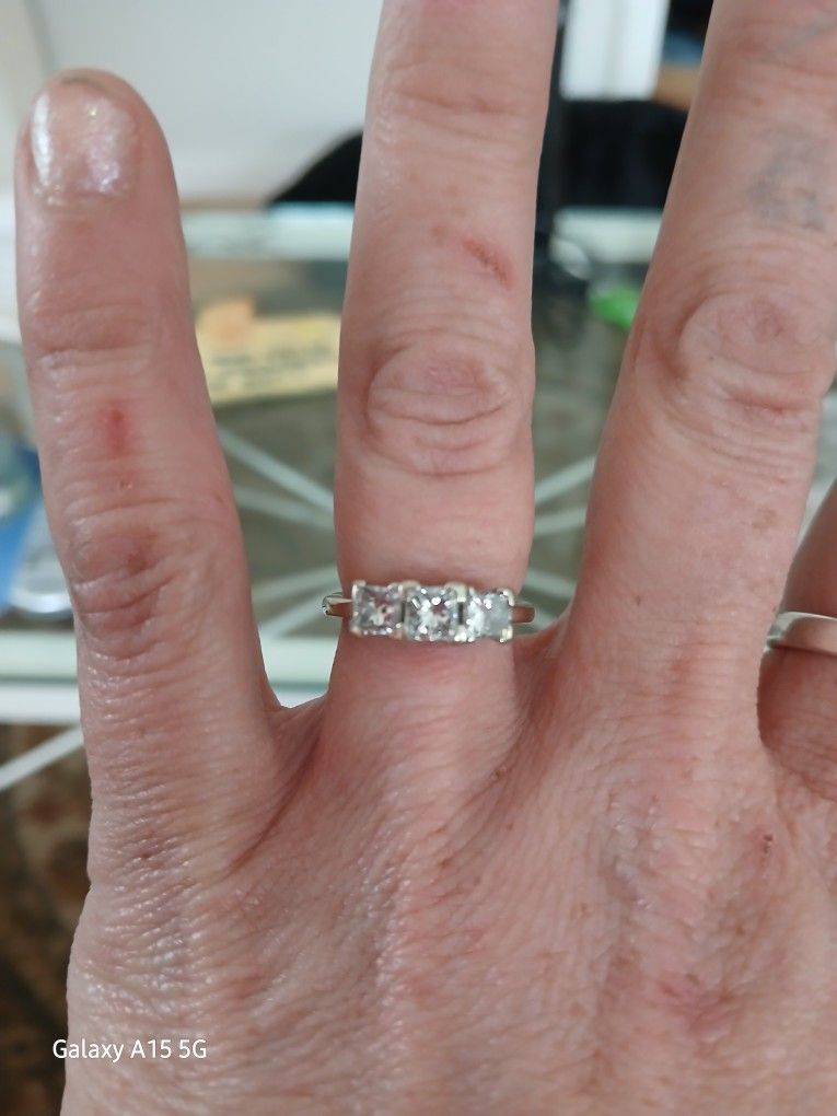 Past Present And Future Engagement Ring