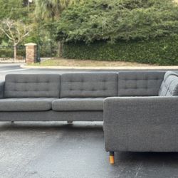 🛋️ Sectional Couch/Sofa - Ikea - Gray - Delivery Available 🚛