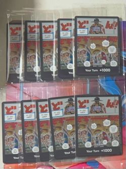One piece flame flame coliseum exclusive DON!! Cards x10
