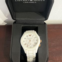 Armani Ceramic Watch, Battery Needs To Be Changed 