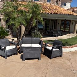 Plastic Wicker Outdoor Patio Furniture