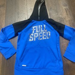 Boys blue and black hoodie sweater size 10 by jumping beans #7