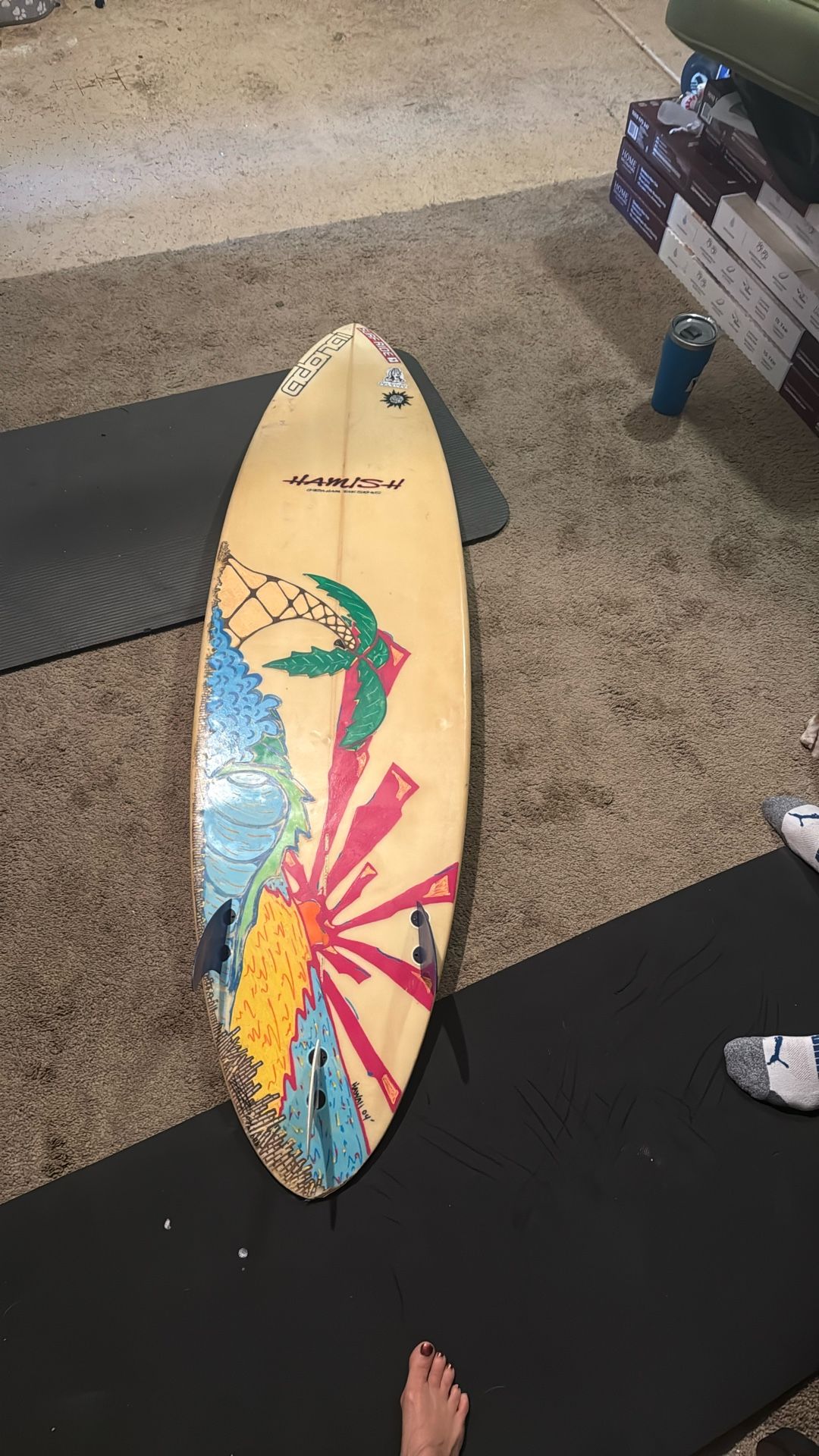 6 Ft Surfboard For Decor