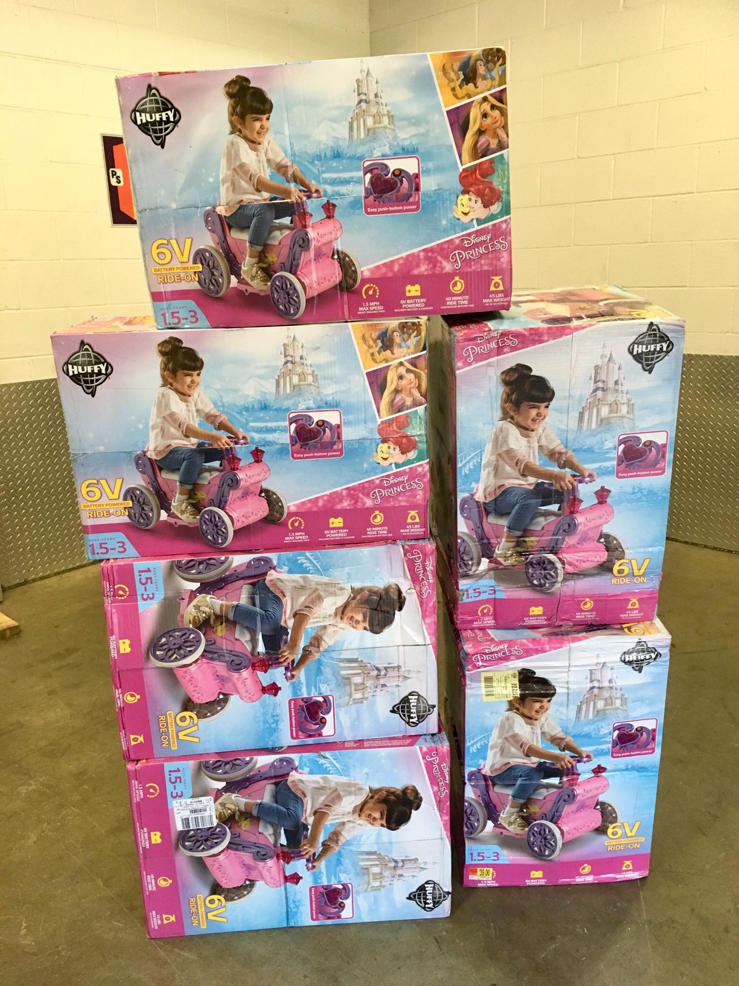 Brand New 6V Princess Ride On