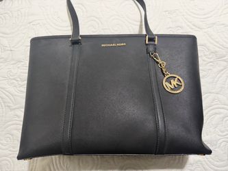 Michael Kors Black Saffiano Leather Tote Bag