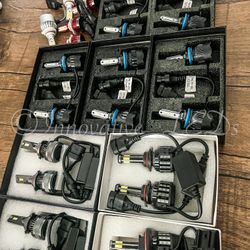 Led Headlights Size 9007 Luces 6000k Bright Glacier White 