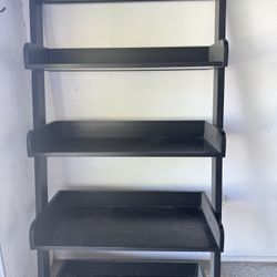 Tall Black Shelves