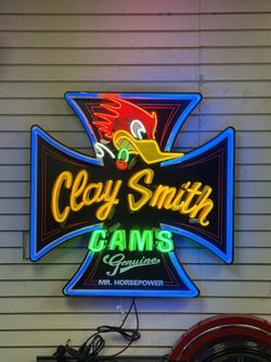 Clay Smith Cams Neon Sign