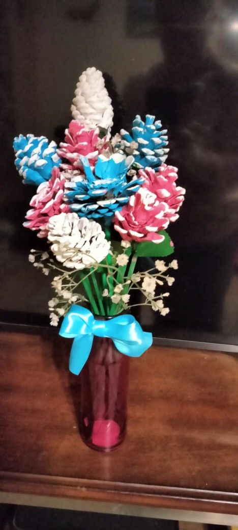 Pinecone Flowers