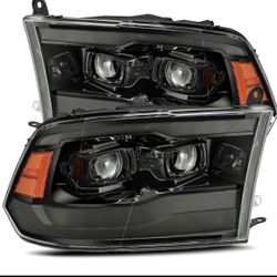 09-18 Ram Truck Headlights LUXX-Series LED Projector 