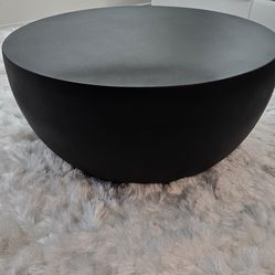 Drum Round Modern Coffee Table