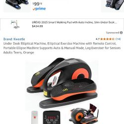 Under Desk Elliptical Machine 