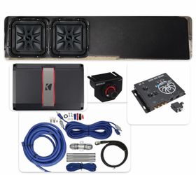 CHEVY SILVERADO GMC SIERRA 2019-2026 4 DOORS FULL BASS PACKAGE KICKER AUDIO INSTALLED