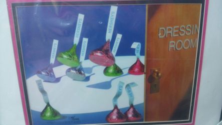 Hershey Chocolate framed and matted with coa