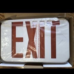 ALL-PRO APX Thermoplastic Exit Sign NEW