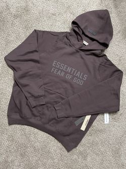 Fear Of God Essentials Hoodie Plum