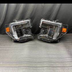 2019 - 2021 GMC Sierra 1500 Headlights Black FULL LED NEW