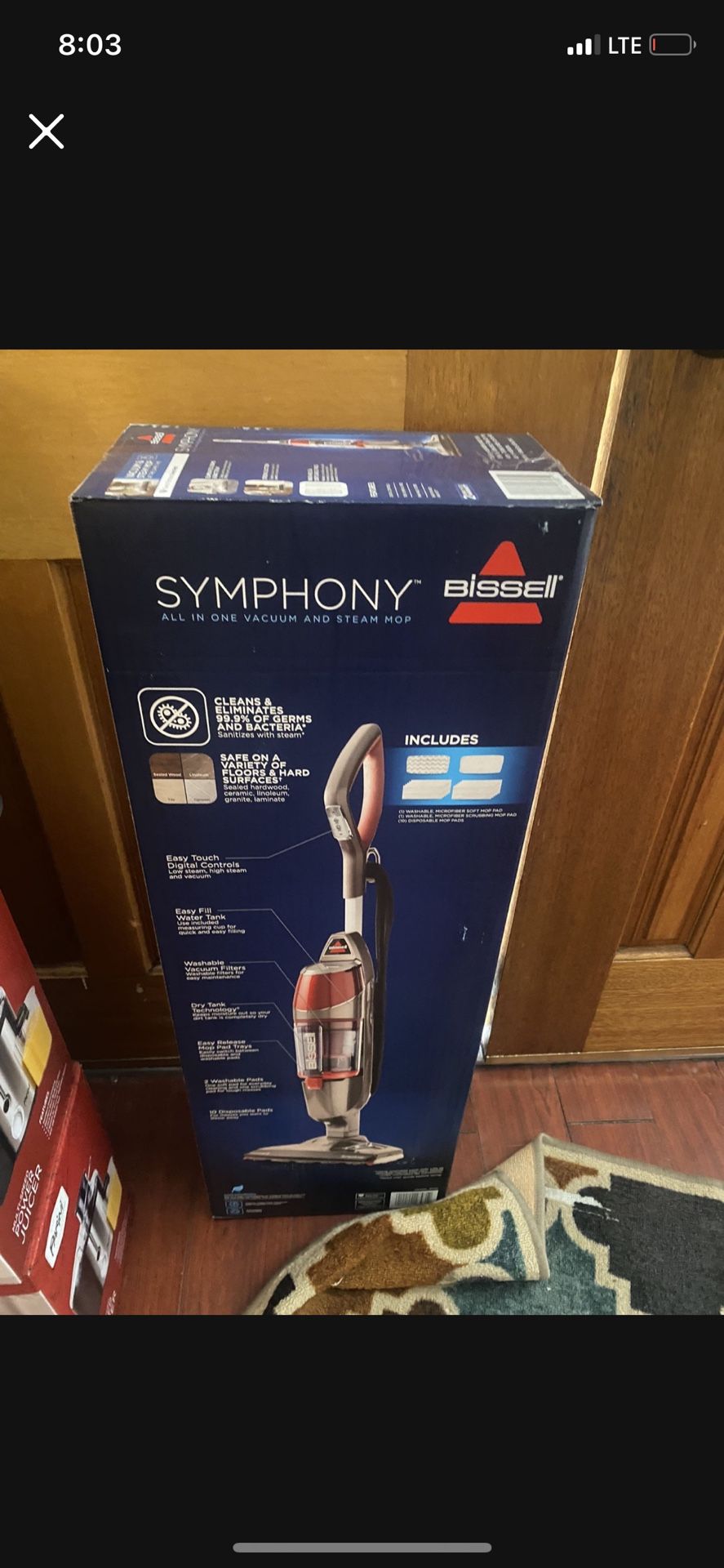 Bissell New Symphony All In One Vaccum Appliances