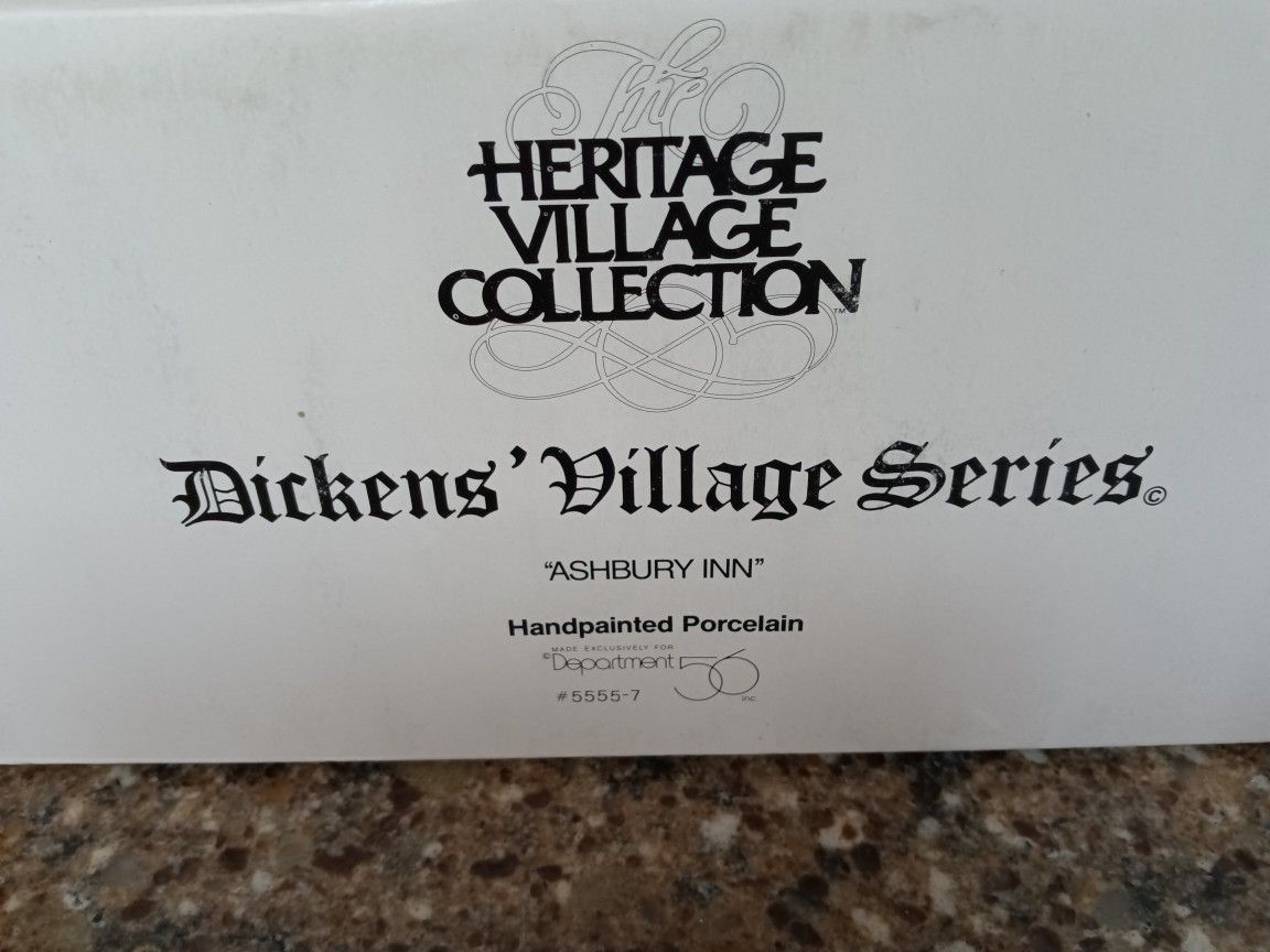 Dickens' Village Series "Ashbury Inn"