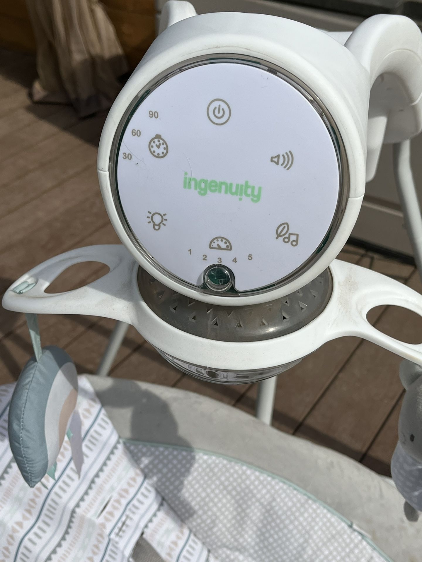 ingenuity inlighten baby swing