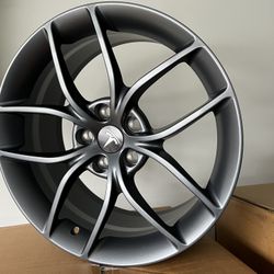 Tesla Zero Gravity Flow Forged Lite Weight 18” Grey Rims Set For Model 3 