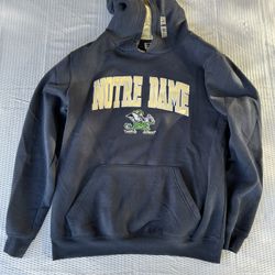 Stadium Athletic Notre Dame Fighting Irish arch hoodie sweatshirt medium blue