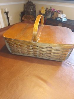 Antique Pic Nic Basket 