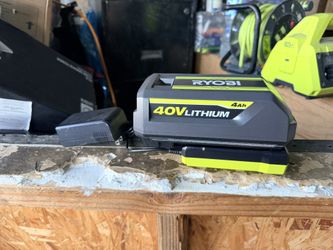 ryobi 40v battery and charger new