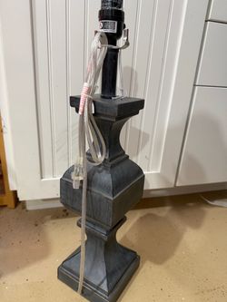 💡Farmhouse Grey Lamp-New