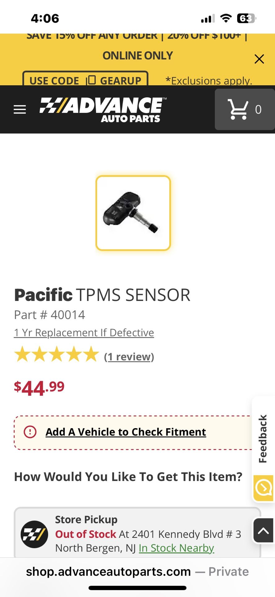 TPMS Sensor